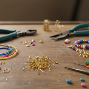 Gancio per orecchini Ilan 19x20 mm color oro per la creazione di gioielli - Product Image 3