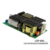 Prix bas Original Mean Well 600W OPEN Frame ITE Alimentation médicale industrielle Transformateurs d'électricité Série LOP LOP-600-48