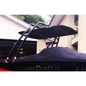 เสาอลูมิเนียมสำหรับเรือเดินทะเล หันหน้าไปทางด้านหน้า  เคลือบสีดำ - Product Image 1