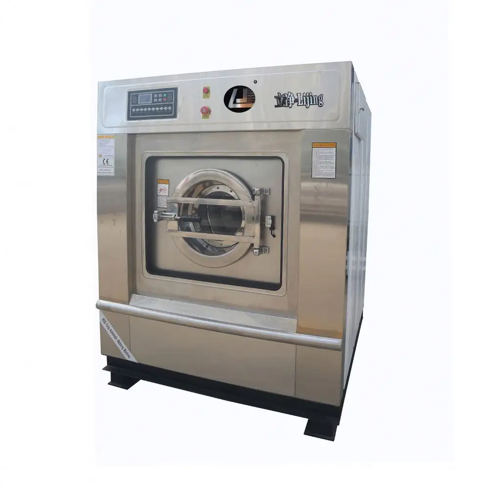 Entièrement automatique laveuse commerciale (15kg-300kg), Sécheuse, Repasseuse, Dossier, machine à laver et dessiccateur industriels