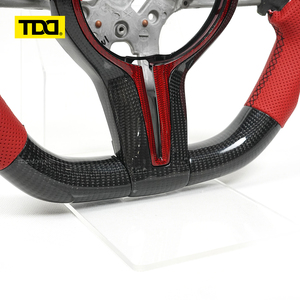 พวงมาลัยคาร์บอนไฟเบอร์แท้ TDD พร้อมไฟ LED สำหรับรถ BMW ซีรีส์ F - Product Image 6