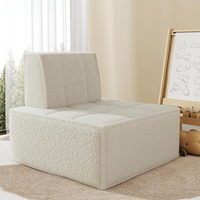 Fauteuil de sol individuel doux et confortable pour adulte, pouf nordique en laine d'agneau, mobilier de maison pour salon, chambre et bureau