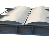 Clapet anti-retour à double volet série BLS DN300-DN2000 en acier au carbone SS304 avec joint EPDM, à fermeture automatique par gravité