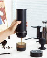 Machine à café portable ZeroHero Espresso Pro en alliage d'aluminium, brûleur de 58 mm pour le camping en plein air et l'utilisation à domicile