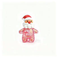Jouets à presser à récupération lente de Noël, formes Père Noël, Bonhomme de neige, Élan, cadeaux anti-stress et de décompression, emballés individuellement