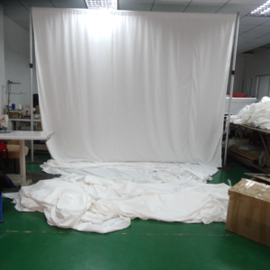 ราวม่านอะลูมิเนียมแบบโมดูลาร์พร้อมผ้าม่านสำหรับงานแต่งงาน - Product Image 1