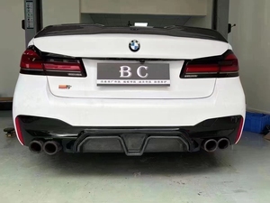 Diffuseur de pare-chocs arrière inférieur en carbone sec style CS, protection 51129500602 pour <span class=keywords><strong>BMW</strong></span> <span class=keywords><strong>F90</strong></span> <span class=keywords><strong>M5</strong></span> <span class=keywords><strong>Competition</strong></span> 2017-2023 - Product Image 6