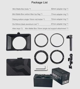 อะแดปเตอร์เลนส์ <span class=keywords><strong>TILTA</strong></span> Tiltaing MB-T15 สี่วงแหวน กล่องมินิแมทสำหรับกล้อง DSLR และกล้องมิเรอร์เลส - Product Image 6
