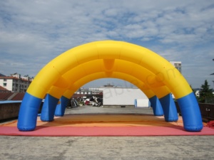 Carpa de arco inflable <span class=keywords><strong>azul</strong></span> amarillo Artículo caliente para marketing de eventos y exposición de marca - Product Image 2