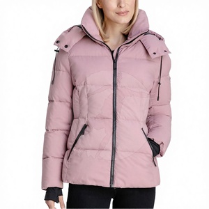 Latest Style 2025 Winter Women Puffer Jackets with <b>Stand</b> Collar and Zipper Closure Waterproof & Customized - Product Image 3