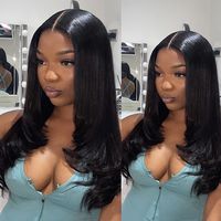 Expédition immédiate : Cheveux vierges bruts 10A à cuticules alignées, Cheveux indiens bruts à cuticules alignées d'un seul donneur, Échantillon gratuit de fournisseur d'extensions capillaires