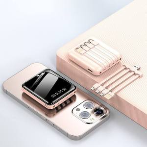 Cargador Portátil de 10000mAh con Logotipo Personalizado, Cables Integrados, Compacto y de Alta Capacidad - Product Image 5