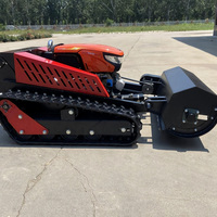 Tondeuse professionnelle télécommandée 4 temps à refroidissement par air forcé pour vergers, vignobles et terrains montagneux – Machine de débroussaillage