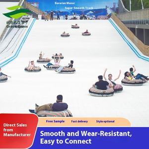 หญ้าเทียมทำจากวัสดุ PP เป็นมิตรต่อสิ่งแวดล้อมผ้าห่มเล่นสกีสีขาวแห้งจากผู้ผลิต - Product Image 6