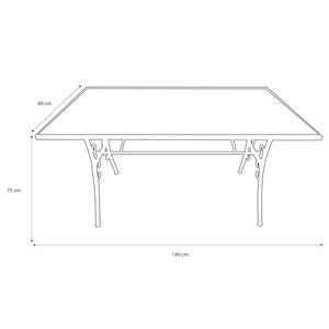 Set Moderno di Tavolo <span class=keywords><strong>Bistrot</strong></span> Pieghevole e 4 Sedie con Design in Ferro e Mosaico per Uso Esterno in Giardino - Product Image 6
