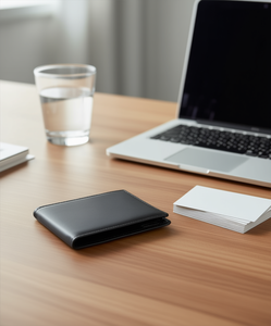 Cartera de Cuero Super Slimfold para Hombre Perry Ellis, Cartera Corta de Cuero Genuino para Uso Diario - Product Image 2