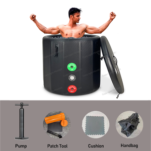Upc Step Baignoire de plain-pied Assis Trempage <span class=keywords><strong>Spa</strong></span> Grand bain de glace Thérapie Bain à remous rond Bateau - Product Image 4