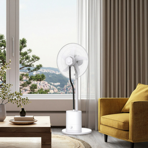 <span class=keywords><strong>Ventilador</strong></span> de <span class=keywords><strong>Torre</strong></span> LED recargable solar de 25W, diseño de pedestal sin escobillas con batería de litio, refrigeración por aire eléctrica para aplicaciones RV - Product Image 5