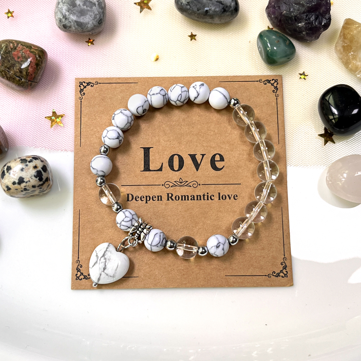 Howlite-Blanc