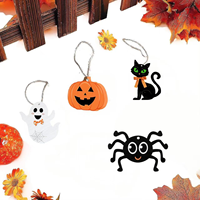 Décoration de Noël en bois à suspendre, motif fantôme mignon, pour bureau, vente chaude transfrontalière