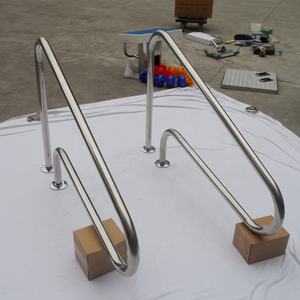 Bride de sécurité double niveau/ancre type SS304/SS316 1.0/1.2/1.5mm, balustrade de <span class=keywords><strong>piscine</strong></span> pour escaliers <span class=keywords><strong>sans</strong></span> échelle - Product Image 6