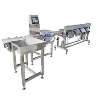 Hoogwaardige automatische weeg- en sorteermachine voor fruit en groenten, 304 roestvrij staal, nauwkeurigheid 0,3g, 1000g
