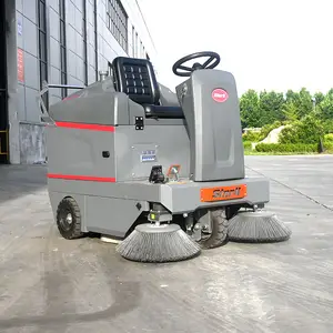 Verified Factory Automatic S3 Street Cleaning Robot Floor Sweeper Supplier Ride on Road Floor Sweeper Machine