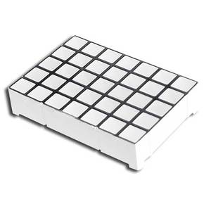 شاشة عرض <span class=keywords><strong>led</strong></span> لمصعد, شاشة عرض 1.3 بوصة 1357 3 سوبر أحمر مربع let dot <span class=keywords><strong>matrix</strong></span> 5x7 <span class=keywords><strong>led</strong></span> للمصعد - Product Image 1