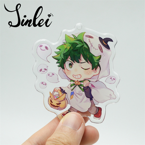 Phổ biến tùy chỉnh CNC cắt in phim hoạt hình Acrylic hai mặt mở và đóng cửa Keychain tùy chỉnh Anime có thể mở ra Shaker - Product Image 6
