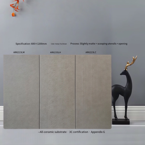 Baldosa <span class=keywords><strong>de</strong></span> Porcelana Terrazzo con Aspecto <span class=keywords><strong>de</strong></span> Piedra Caliza 600x1200mm |   Baldosas Antideslizantes Estilo Francés, Carreaux <span class=keywords><strong>De</strong></span> Courant Antidérapant |   Decoración para Hoteles y Hogares - Product Image 6