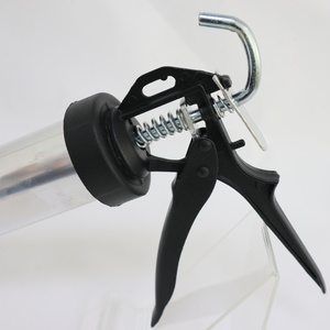 Pistola manual de calafateo de silicona de grado industrial con tubo de cartucho de aluminio de 12 pulgadas y 590 ml, mango OEM para construcción - Product Image 4