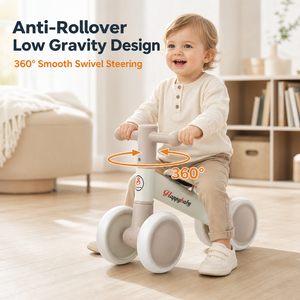 Voiture à pousser pour bébé à 4 roues, silencieuse et antidérapante, trotteur pour enfants de 1 à 4 ans - Product Image 3
