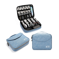 Sac d'accessoires électroniques en nylon étanche pour le salon de gadget de stockage numérique de voyage applicable