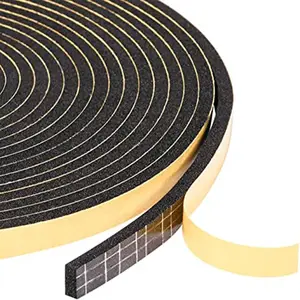 self-Adhesive Sponge Foam Insulation Tape Door Window Weather Stripping Soundproof Windproof Dustproof EVA foam sealing strip