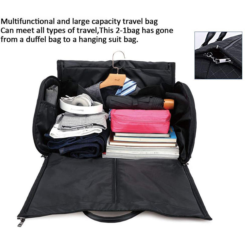 Costume personnalisé de haute qualité pour hommes sac à vêtements  fourre-tout pliable conception conviviale pour un stockage pratique  transport fait