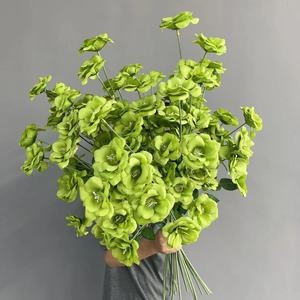 Nuovo matrimonio fiori fiori di seta Bellflower 5 teste artificiali Lisicodon Grandiflorum fiore - Product Image 3