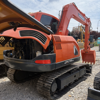 Mini-excavatrice hydraulique d'occasion coréenne à bas prix, Doosan DX75 DX75-9C DX75LC-9C, excavatrice de 7,5 tonnes, mini-excavatrice d'occasion à vendre