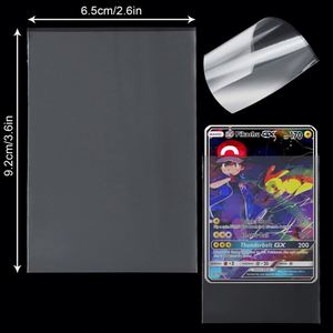 Protège-cartes en plastique transparent minimaliste de 7 pouces pour le rangement des cartes de crédit - Product Image 2