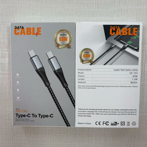 Usb C để USB C cáp phí 1.2m Loại C PD sạc 65W cáp cho iPhone 17 16 bện Nylon siêu nhanh dữ liệu cáp cho Samsung - Product Image 1
