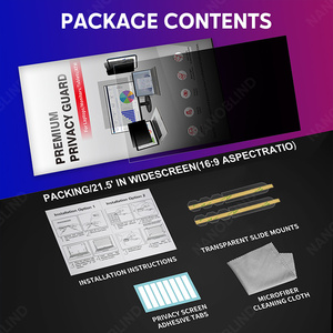 20 Inch 16 & 9 Máy Tính Xách Tay Riêng Tư Màn Hình Lọc Máy Tính Riêng Tư Lá Chắn Và Chống Lóa Bảo Vệ 442*249Mm - Product Image 6