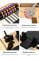 Set de Pilates Reformer, Equipo de Ejercicio de Madera de Roble Equilibrada de Primera Calidad, en Venta