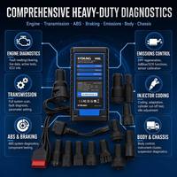 Kit Diagnostico UDIAG HD-950 per Camion Pesanti, 13 Connettori, Compatibile con Oltre 150 Marche di Veicoli Commerciali, Scanner Diesel con Pacchetto di Espansione