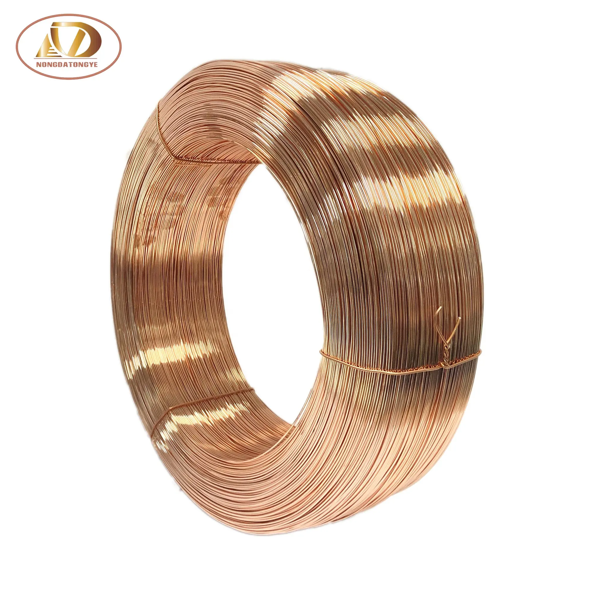 Factory direct selling pure copper semi hard soft red copper wire with a copper content of 99.9% Bronze Wire