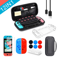 Accessoires de jeux vidéo 10-en-1 12-en-1 13-en-1 15-en-1 Kit pour Nintendo Switch Kit de housse pour joystick