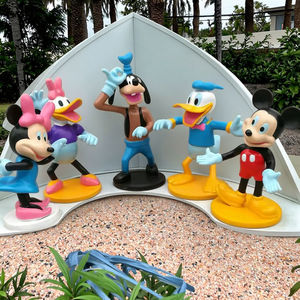 Mickey & Donald Dynamic Duo Statue-Sculpture de dessin animé ludique <span class=keywords><strong>avec</strong></span> <span class=keywords><strong>palette</strong></span> de couleurs rétro pour intérieurs modernes - Product Image 3