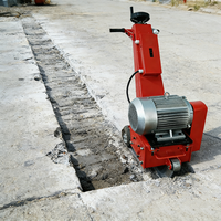 Machine professionnelle électrique de préparation des sols, décapeuse de béton, décapante de lignes de circulation, scarificateuse de ponts, pour l'égalisation et le desserrage des surfaces