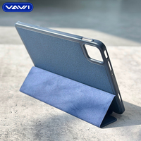 Étui pour tablette VAWI P062 à motif tissé, pliable en trois, pour iPad 2/3/4, étui pour tablette tendance pour iPad 9.7 10.5 10.9 11 12.9 13 pouces