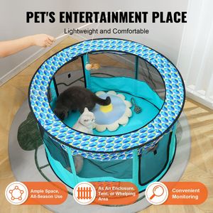 DB Wholesale Foldable 44'' X 44'' X 24'' Pet <b>Playpen</b> Waterproof 600D Crate Kennel <b>for</b> Puppy <b>Dog</b> Cat Portable <b>Dog</b> <b>Playpen</b> - Product Image 4
