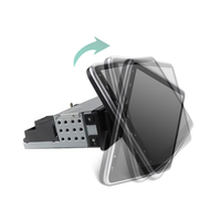 10.1 pouces 1 Din Android lecteur de voiture écran partagé DSP tableau de bord stéréo intégré GPS MP3 360 degrés rotation panneau détachable