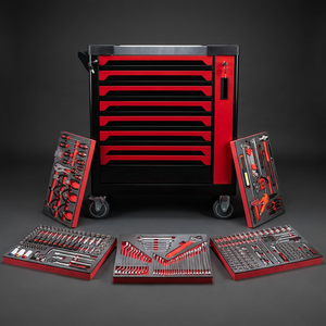 Ensemble d'outils de réparation automobile en acier au carbone de 369 pièces, boîte de rangement EVA, clé à cliquet 72T, kit de douilles pour l'entretien automobile - Product Image 2
